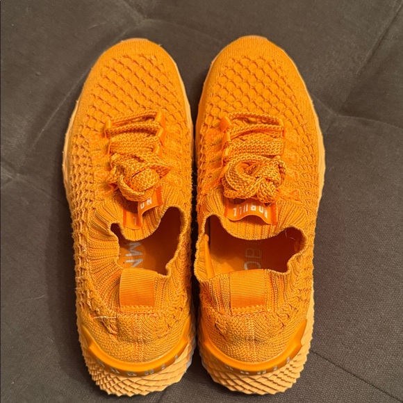 NOBULL Allday Knit Runner Bright Orange Sneakers - Picture 5 of 9